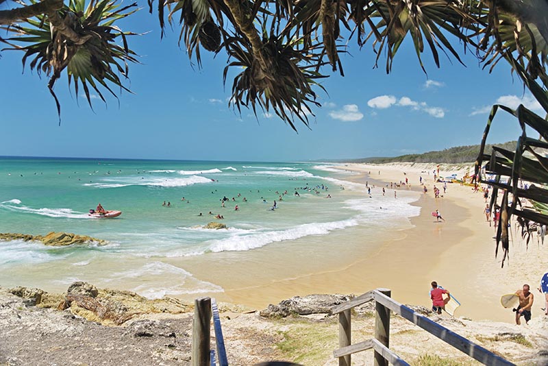 Beachtime on Stradbroke Island Photo Tourism Queensland edited