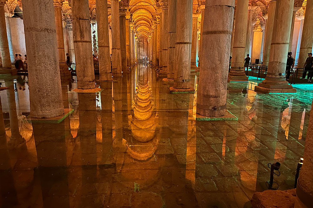 Basilica Cisterns in Istanbul.