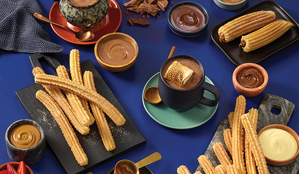 sanchurro food on table