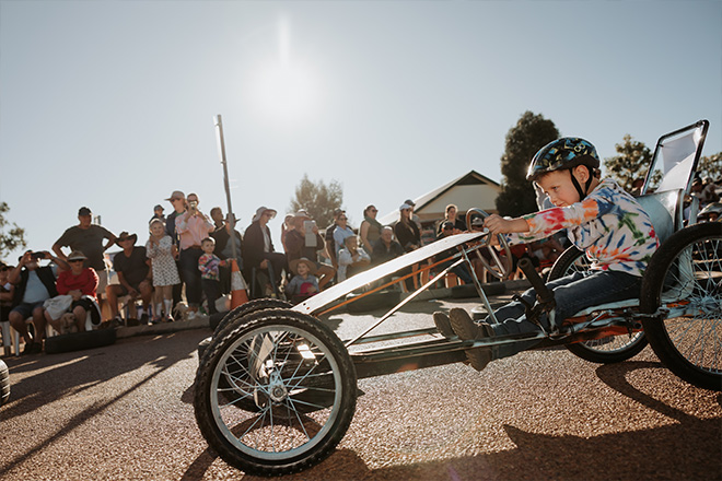 The Blackall Billy Cart Races cater for all ages