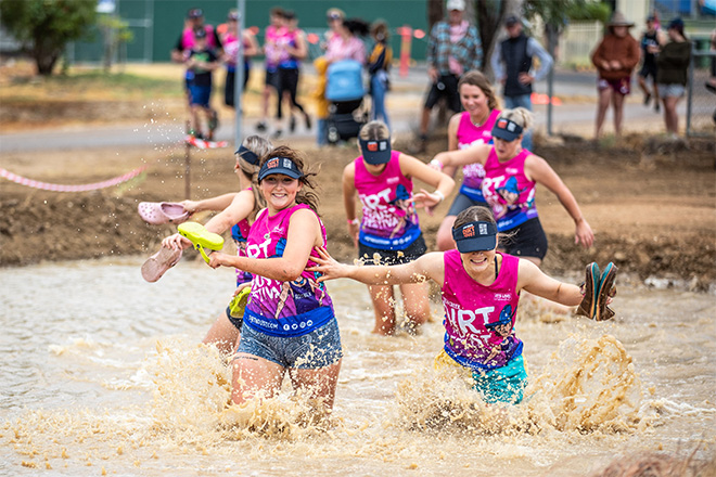The Julia Creek Dust n Dirt Adventure Run is muddy good fun